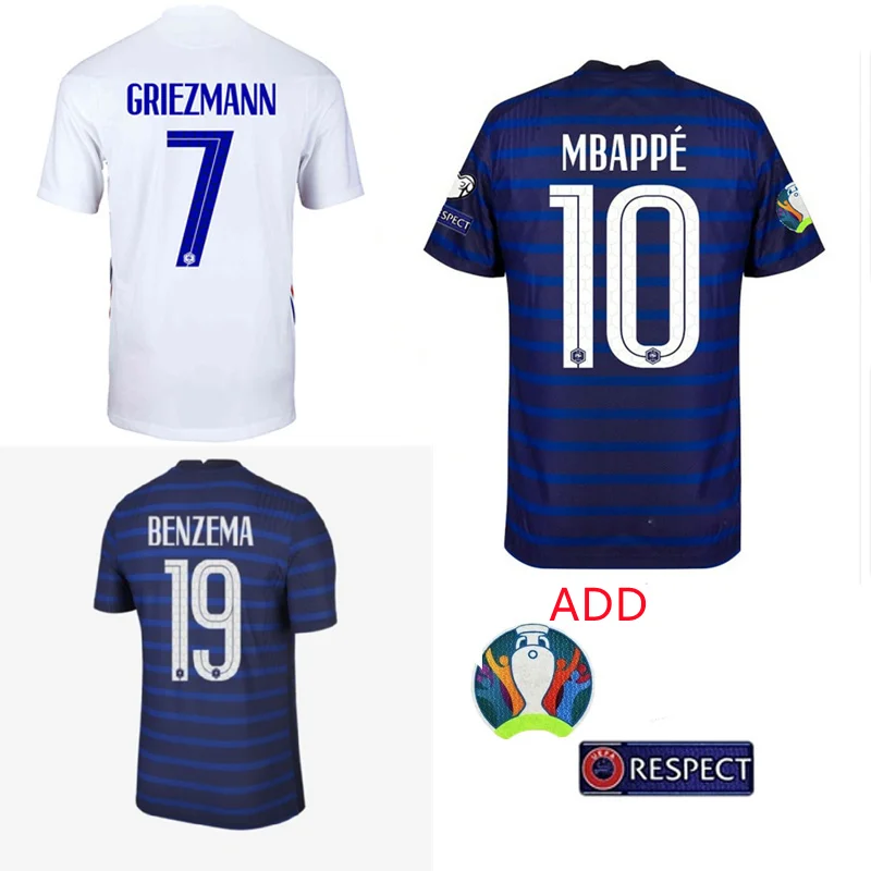 

Maillot Equipe De FRANCE Football 2021 BENZEMA MBAPPE ADULT Soccer Jersey GRIEZMANN MAILLOT FOOTBALL POGBA GIROUD SHIRT