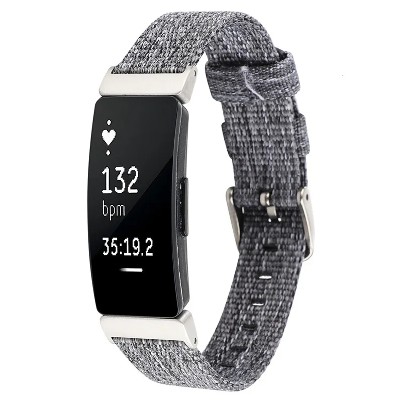 Нейлоновый ремешок для Fitbit Inspire HR Браслет Ремешок Для Inspire HR часы тканевый Браслет замена Смарт часы аксессуар петля