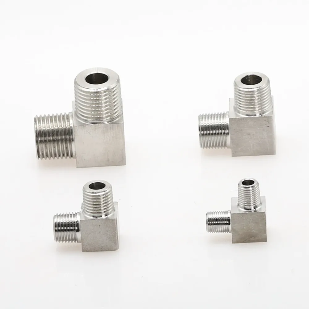 1 шт. прямоугольный переходник высокого давления 1/8 дюйма 1/4 3/8 1/2 NPT Мужской