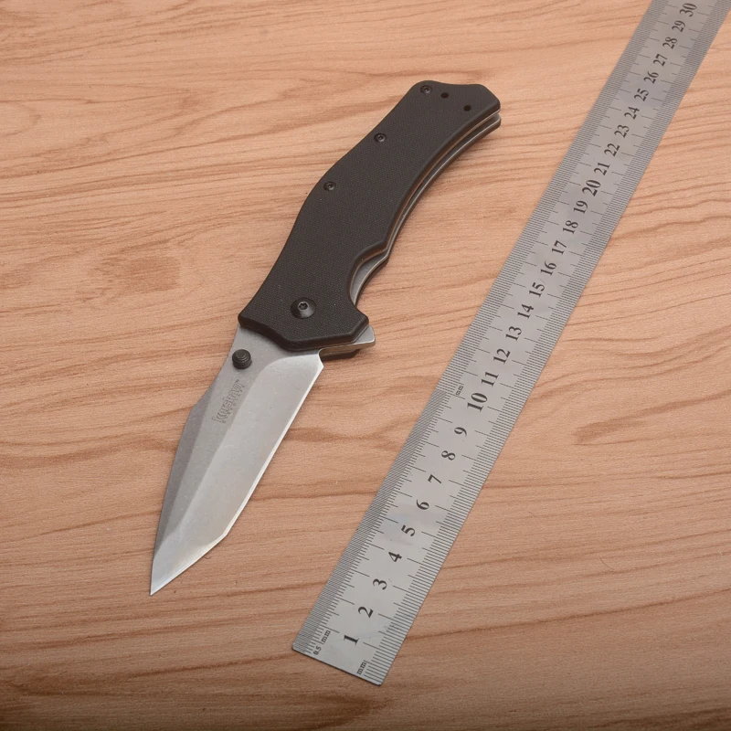 

Складной Карманный Походный нож kerшоу 1334, лезвие 8cr13, рукоятка G10, тактические охотничьи ножи для выживания, EDC инструмент