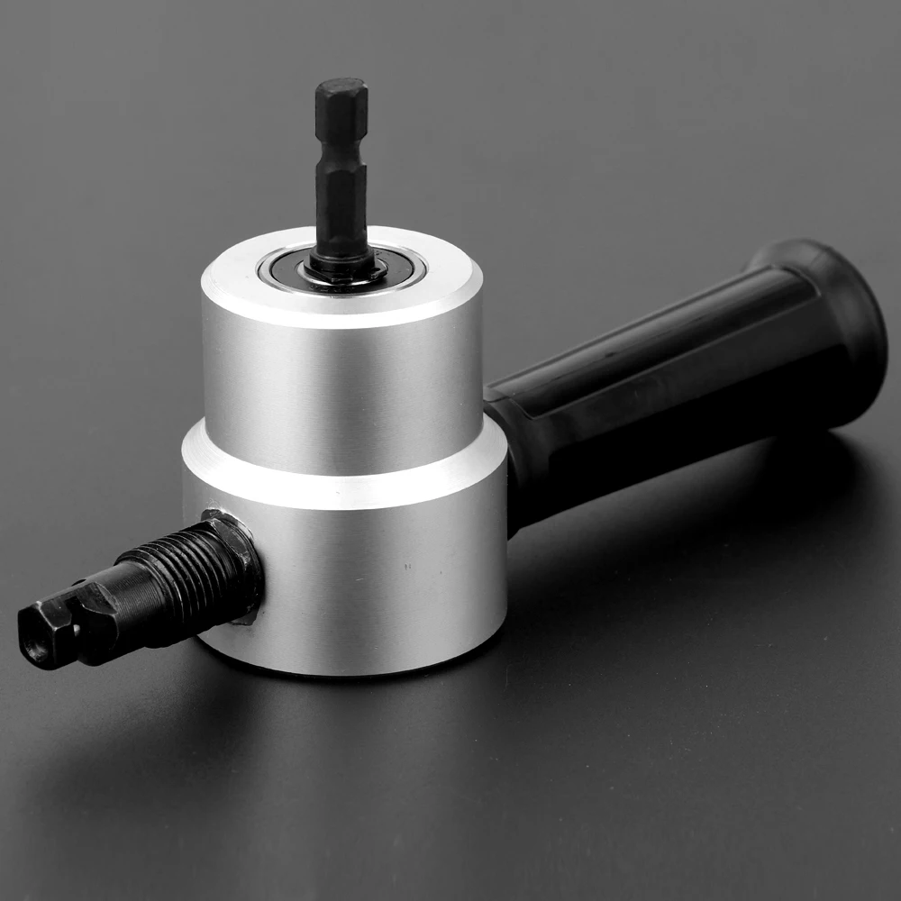 

Professional 360 Degree Nibble Metal Cutting Tools Auto Car Repair Double Head Sheet Nibbler Hole Saw Cutter Drill Tools