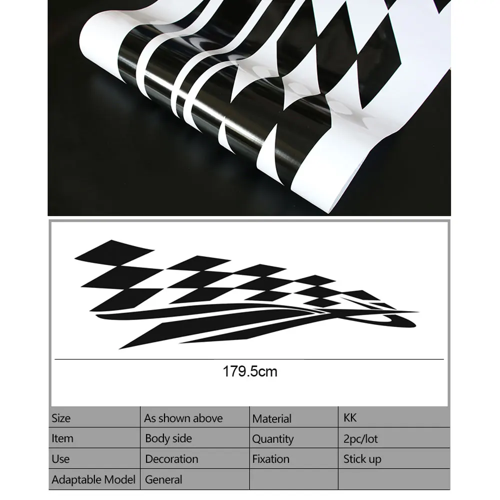 1 пара наклейки для боковой двери автомобиля виниловые аксессуары Стайлинг Mini