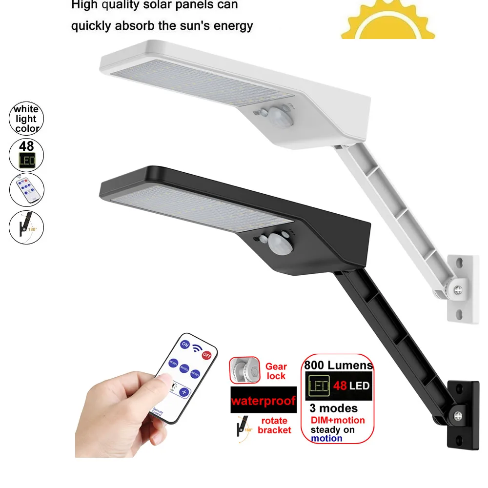 KL Led Solar sensor Light пульт дистанционного управления наружный Ip65wall Lamp Raar Motion PoLed