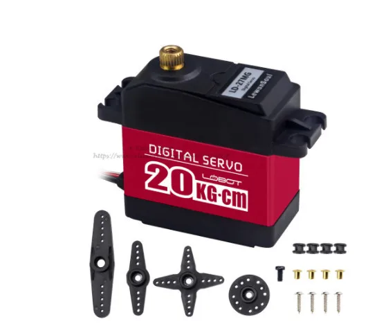 LD 27MG сервопривод данных 20 кг супер большой крутящий момент одноосный DIY робот Yuntai