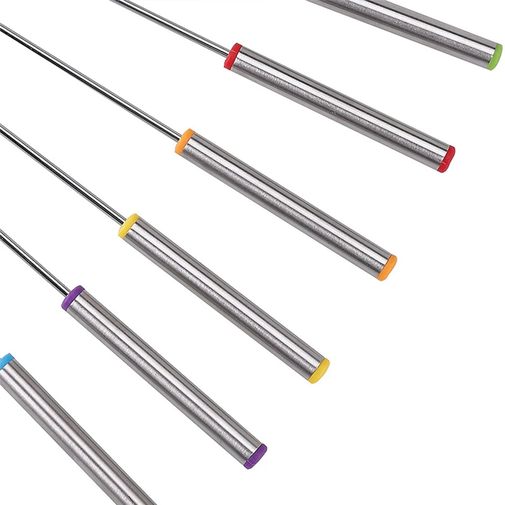 6 шт./компл. Нержавеющая сталь вилка для шоколада сыр горшок Хот Вилс фруктов и