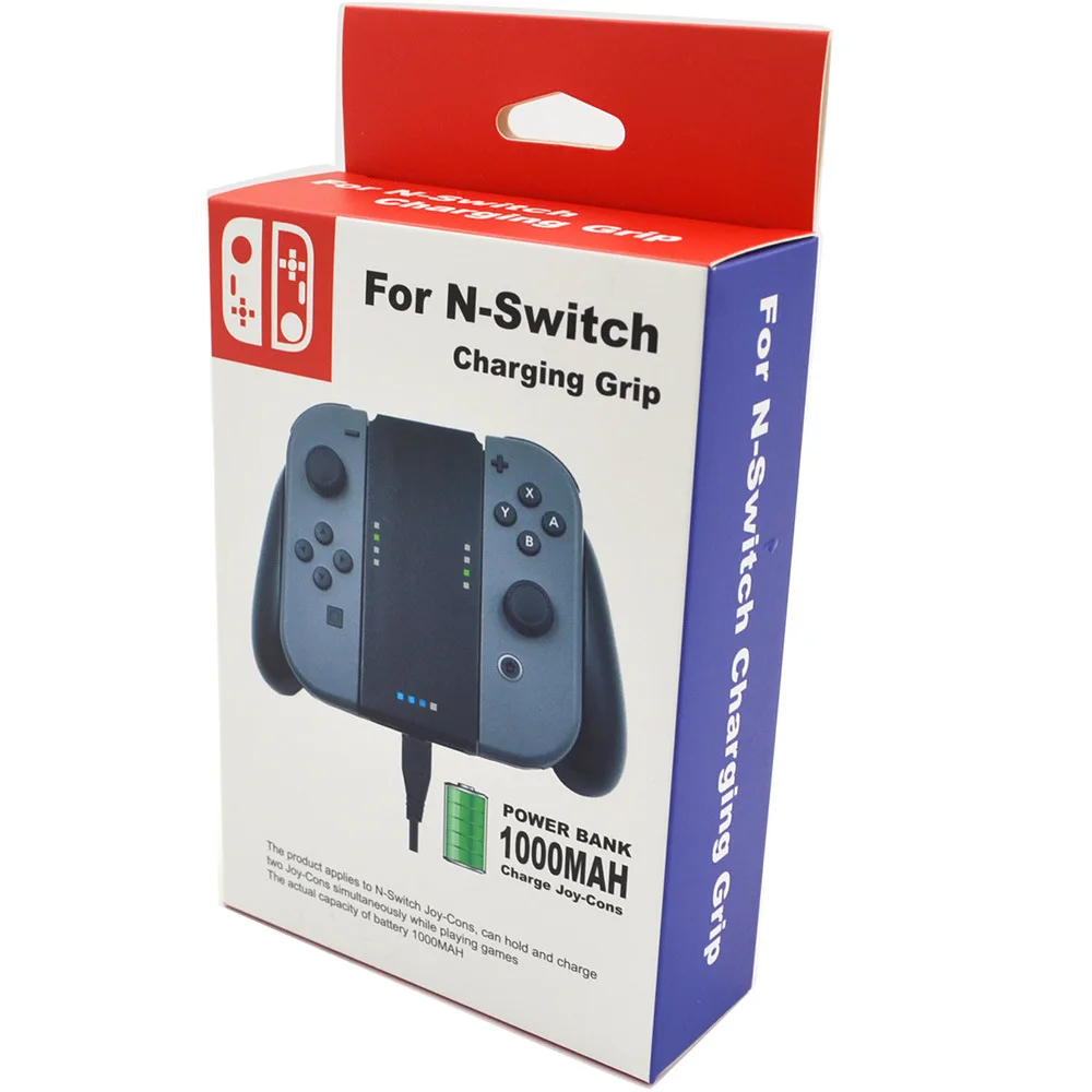 Зарядное устройство на 1000 мА · ч с USB кабелем для Nintendo Switch NS Joy|Зарядные устройства|