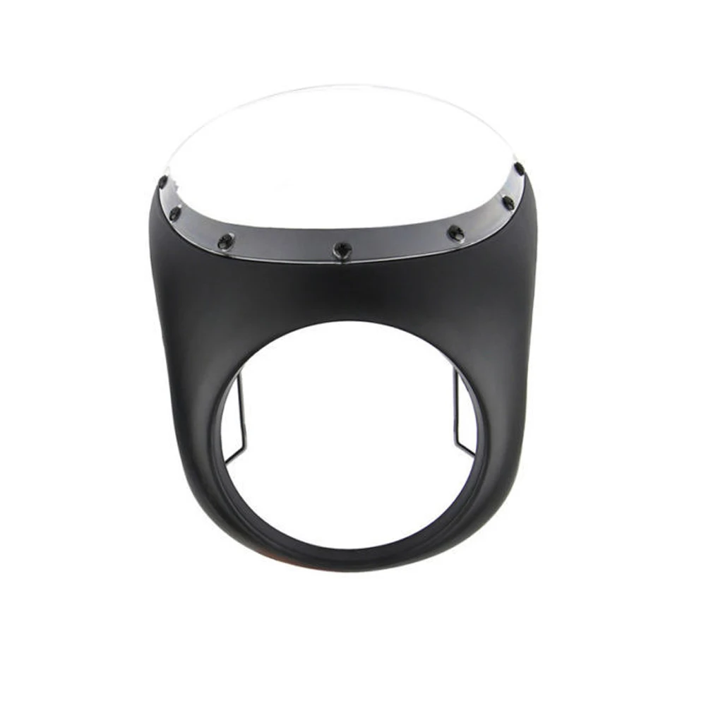 7 &quotЗащитная фара мотоцикла обтекатель лобовое стекло ретро кафе гонщик руль