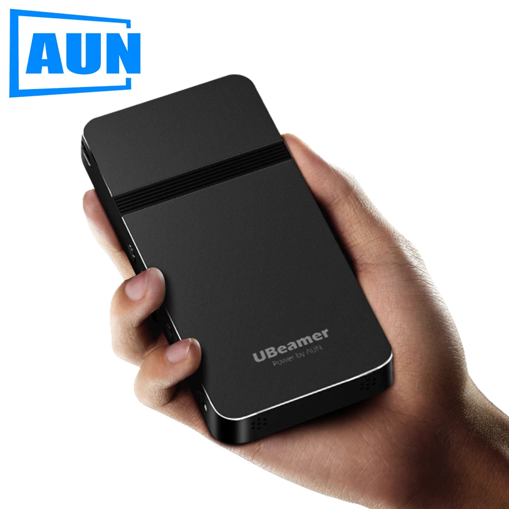 Мини-проектор AUN на Android 9 проектор Ubeamer 1 4K видеопроектор декодирует домашний