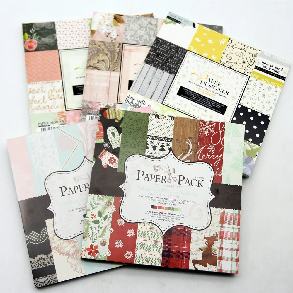 Набор бумажных пакетов для скрапбукинга 6 дюймов|Крафт-бумага| |