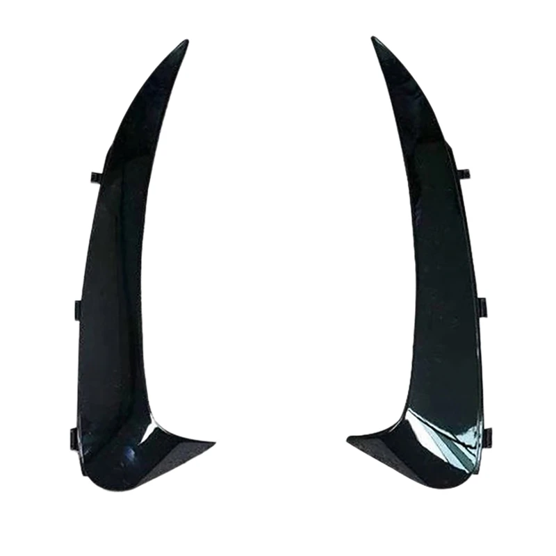 Глянцевый черный спойлер на задний бампер наклейки отделка для Benz C Class W205 C43 C63 AMG