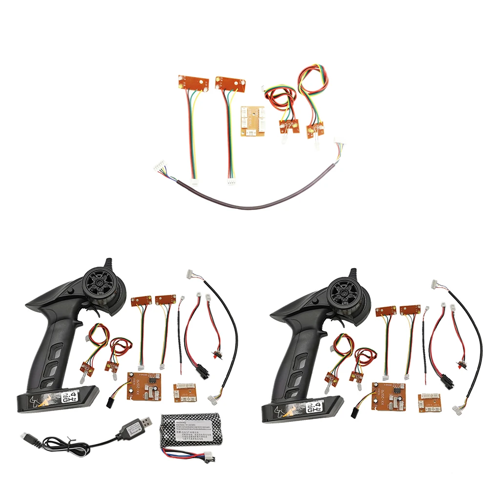 RC Светодиодный моделирование светильник комплект Системы радио передатчик для