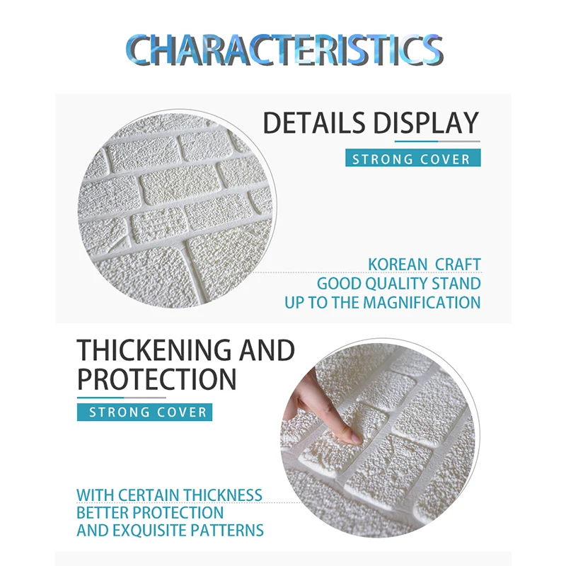 Самоклеящиеся 3D-обои толстые наклейки на стену из песчаника с рисунком кирпича