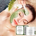 Зеленая глиняная маска для лица против морщин, средство против старения кожи, средство для очищения кожи, удаления черных точек, уменьшения пор