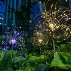 Водонепроницаемая сказочная гирлянда, 150200 светодиодов, уличный светодиодный светильник на солнечной батарее, s-образный садовый светильник для газона, уличный декоративный светильник, светильник