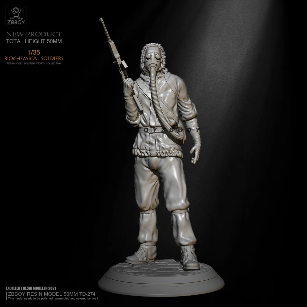 Наборы моделей из смолы 1/35 50 мм бесцветные самосборные TD-2741