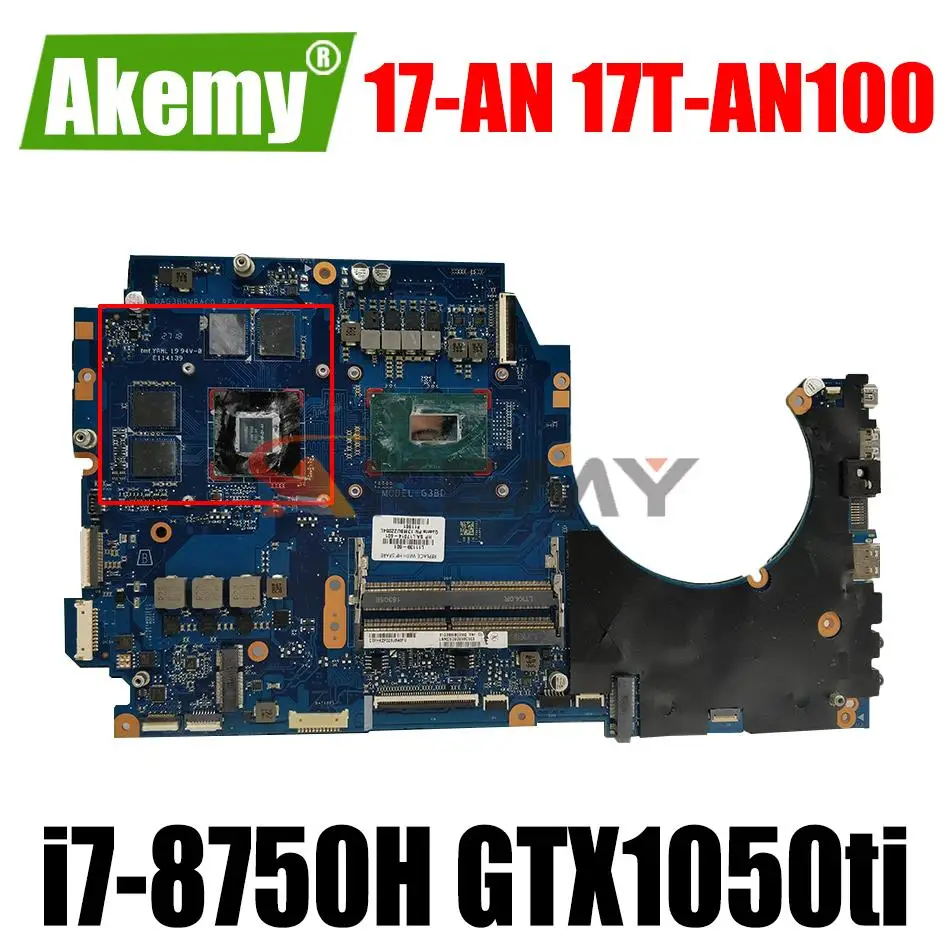 

Материнская плата для ноутбука HP 17-AN 17T-AN100 17-UM L17014-601 DSC GTX1050ti i7-8750H G3BD DAG3BDMBAC0 100% рабочий