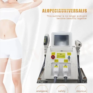 2022 latest 2 in 1 IPL / OPT / Elight ND-YAG Laser Tattoo Removal Painless Permanent Hair Removal Be