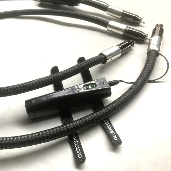 Hi Fi высококачественный аудиофил дикий серебряный кабель RCA соединительный с 72 в