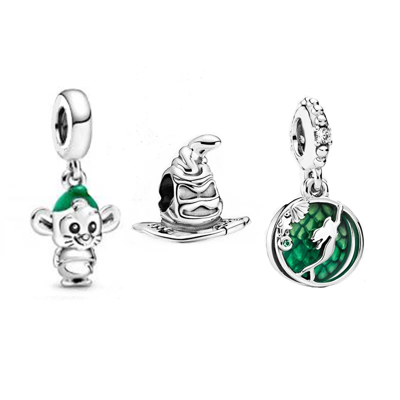 

Gus Mouse Dangle Charm 100% 925 Sterling Silver Animals Dangle Charms Fit Original Bracelet Diy Jewelry