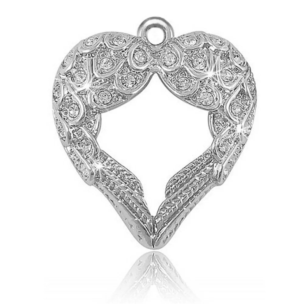 Стразы из металлического сплава с кристаллами ангел-хранитель подвески в виде