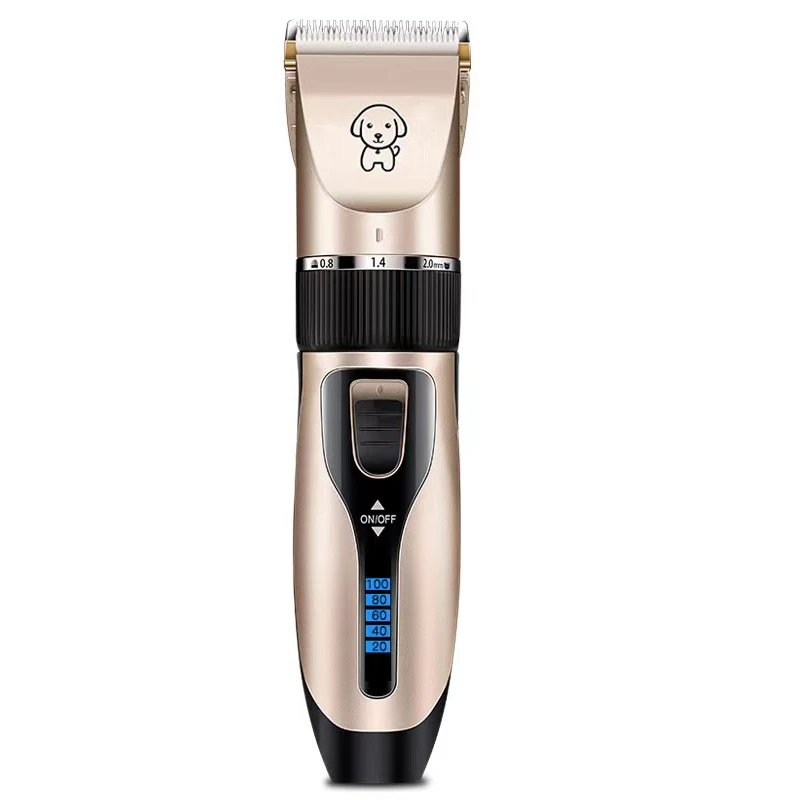 

Dog Grooming Kit, Low Noise Rechargeable Dog Shaver, Electric Quiet Dog Hair Trimmer, Scissors Nail Kit for dogs and cats with C