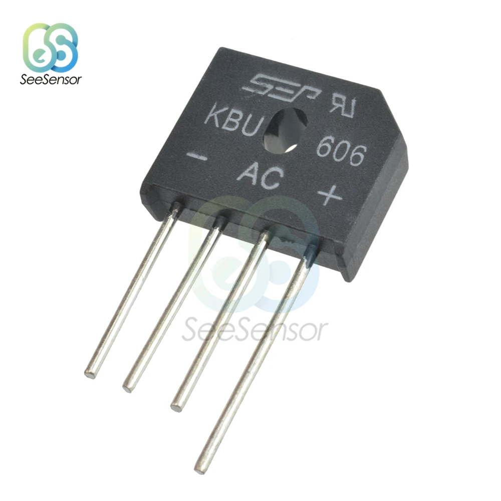 10 шт./лот KBL608 KBL 608 KBU808 KBU6J 6A 800V 600V 8A Выпрямитель диодного моста|Балласты| |