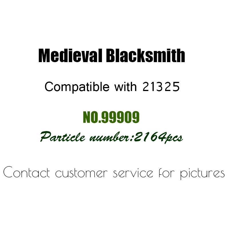 

In Stock 2164pcs Medieval Blacksmith's Shop Building Blocks Kit Assembly Diy Bricks Toys For Children Birthday Gift 21325
