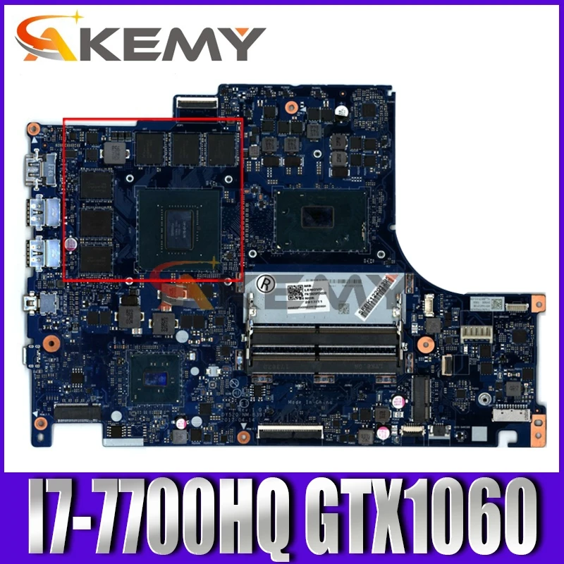 

Akemy For Lenovo Y520-15IKBM Laptop Motherboard DY520 NM-B391 Motherboard CPU i7-7700HQ GPU GTX1060 Tested 100% Work