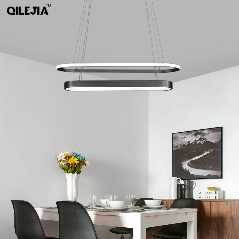 Светодиодная Подвесная лампа для ресторана необычная индивидуальная овальная