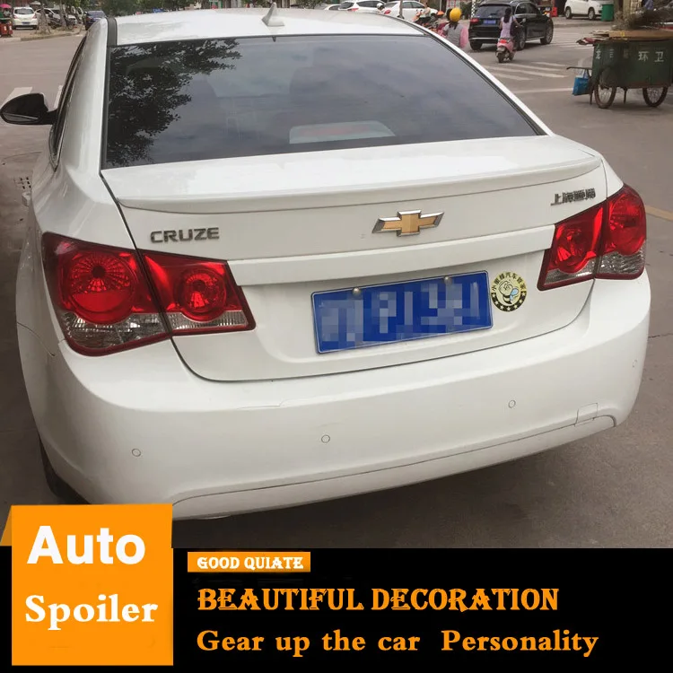 Для 2009 2014 Chevrolet спойлер Cruze Sport ABS Материал автомобильное заднее крыло грунтовка
