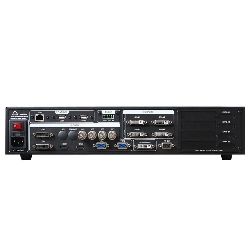 Светодиодный видеопроцессор AMS SC358 поддержка 4 LINSN/nova|card card|linsn cardstandard led |