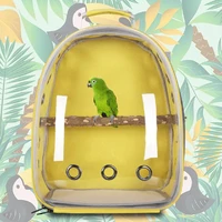portable bird carrier cage bag breathable parrot backpack pet bird travel box carrier cage for a parrot bird cage birds supply