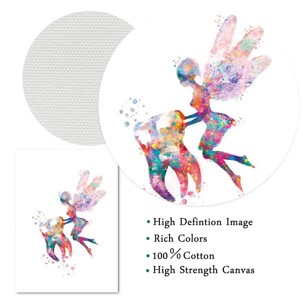 Картина с абстрактной зубами Художественная печать стоматологический гигиенист