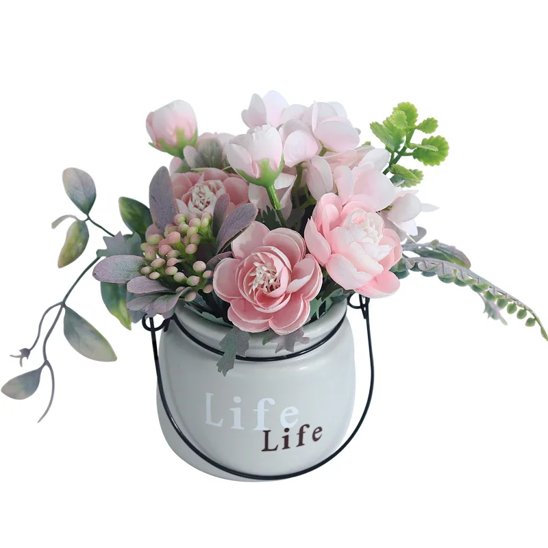 Гортензия керамические горшечные растения для дома гостиной рабочего украшения