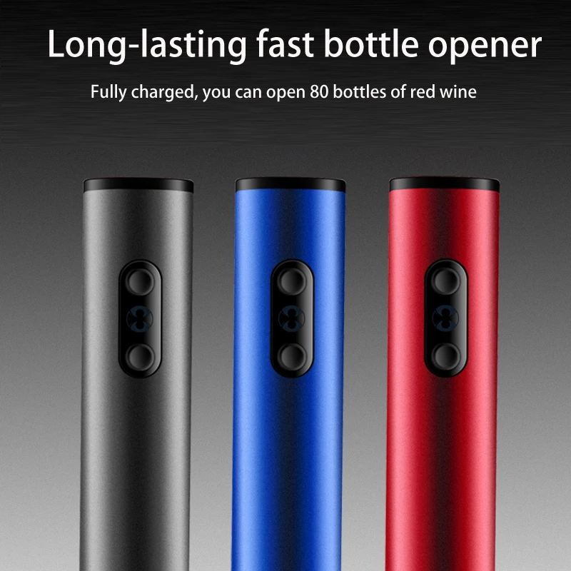 

Electric Wine Opener Automatic Bottle Opener Portable Household Foil Cutter Electric Wine Bottle Opener kitchen Corkscrew