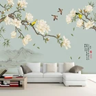 Пользовательские фото обои в китайском стиле 3D стерео цветок и птица роспись гостиная диван кабинет домашний декор обои наклейки