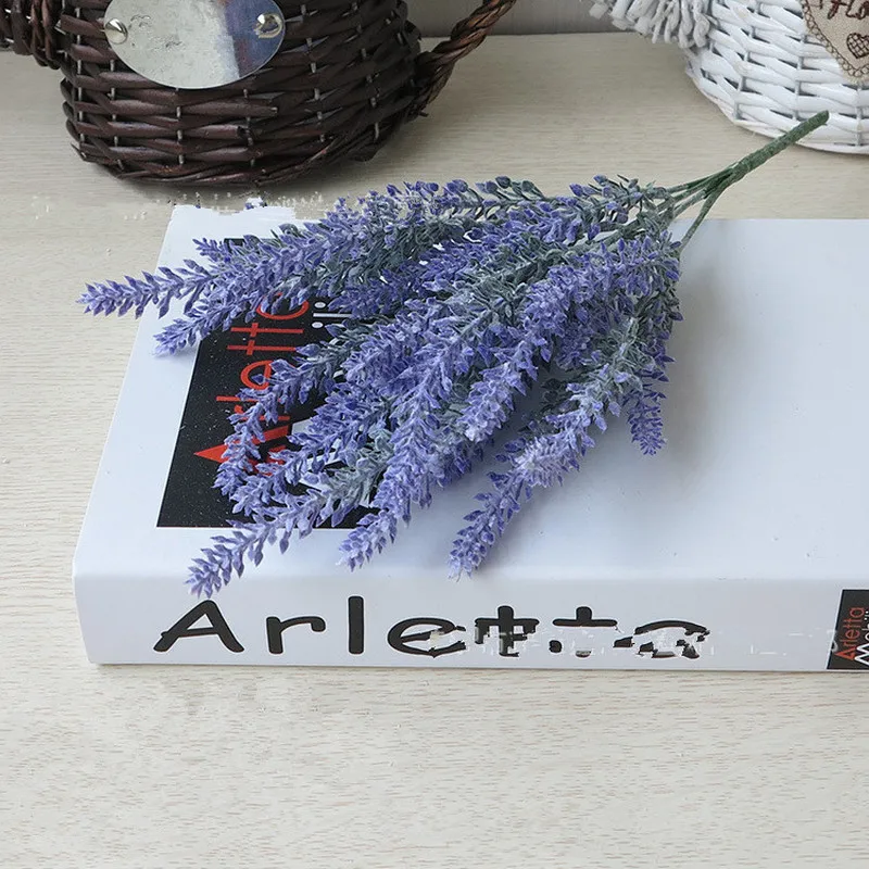 Украшение Романтический Прованс Лавандовые цветок шелковые искусственные цветы