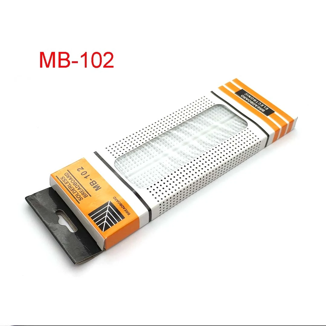 Новая макетная плата MB-102 MB102, 830 точек без пайки, печатная плата, плата для хлеба тестирование разработка, сделай сам