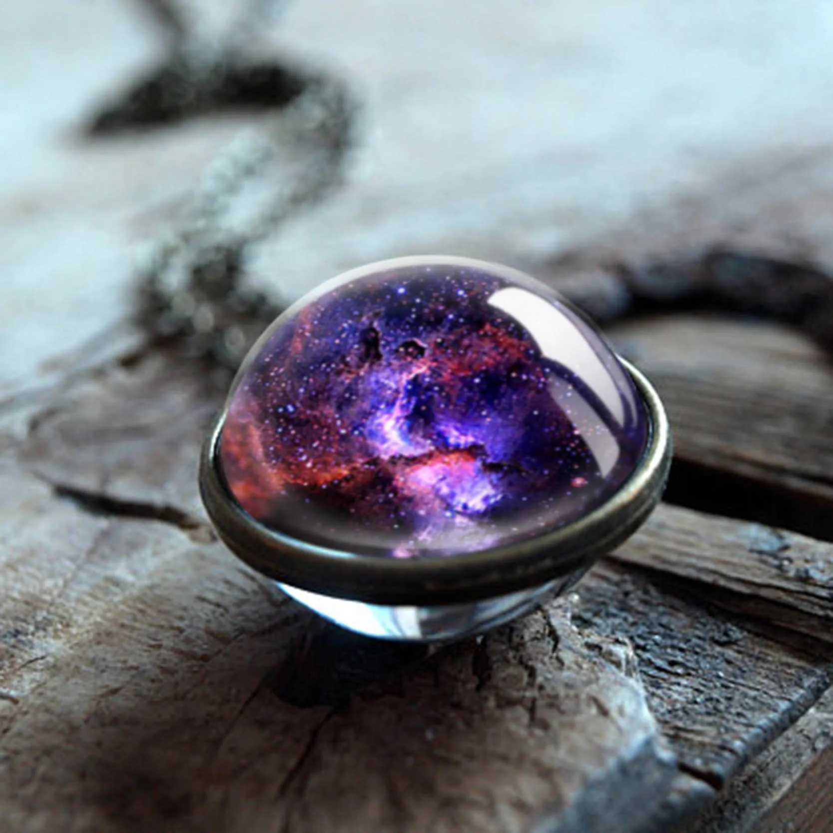 2019 новая галактика двухсторонняя подвеска наружное пространство ожерелье