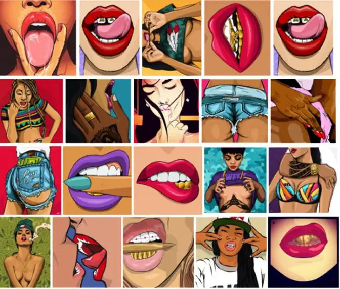 

10/30/47pcs Unique Personality Cartoon Graffiti Stickers Cool Aesthetic Art Stickers Waterproof Travel Decal Decor Stickers