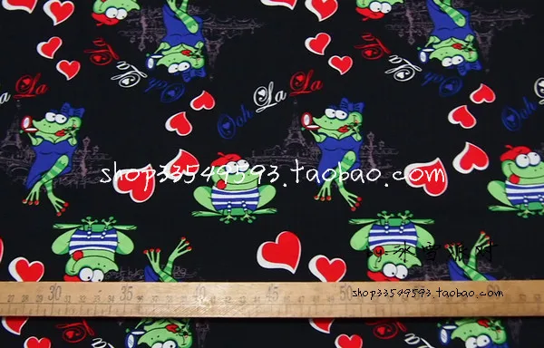 Цветочная лягушка хлопчатобумажная ткань детские обои для дня