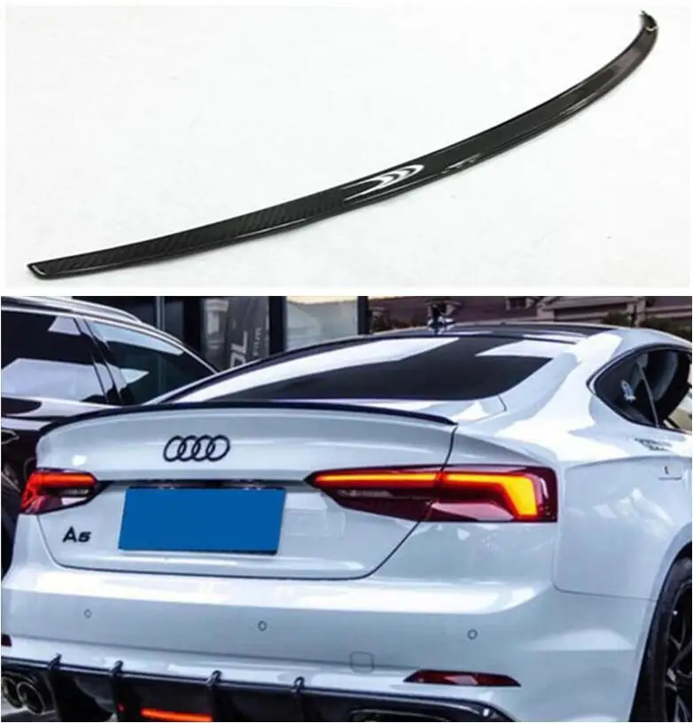 

Высококачественный спойлер для заднего крыла из углеродного волокна для Audi A5 S5 RS5 B9 Sportback Coupe 2017 2018 2019 2020 2021