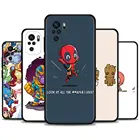 Чехол для телефона Xiaomi Redmi Note 9 8 10 Pro 9T 9S 8T 7 10pro Max, чехол для redmi 9 9C 9A 9T 8 8A 7 7A, милый чехол Marvel