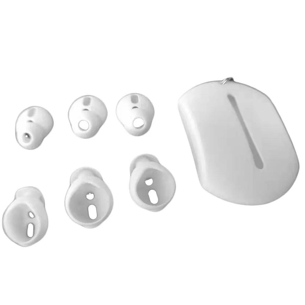Силиконовые амбушюры наушники вкладыши для Airpods 1 2 Bluetooth удобные безболезненные с