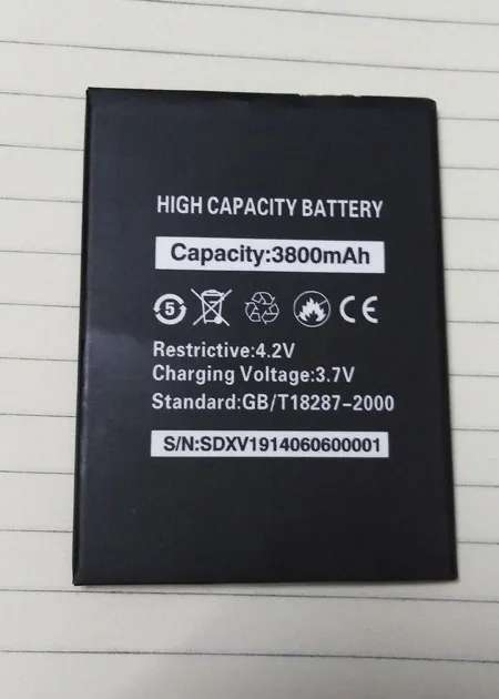 Landvo XM100 аккумулятор 2000 мАч для Landvo XM100 5,0 дюймов смартфон MTK6580 четырехъядерный мобильный телефон
