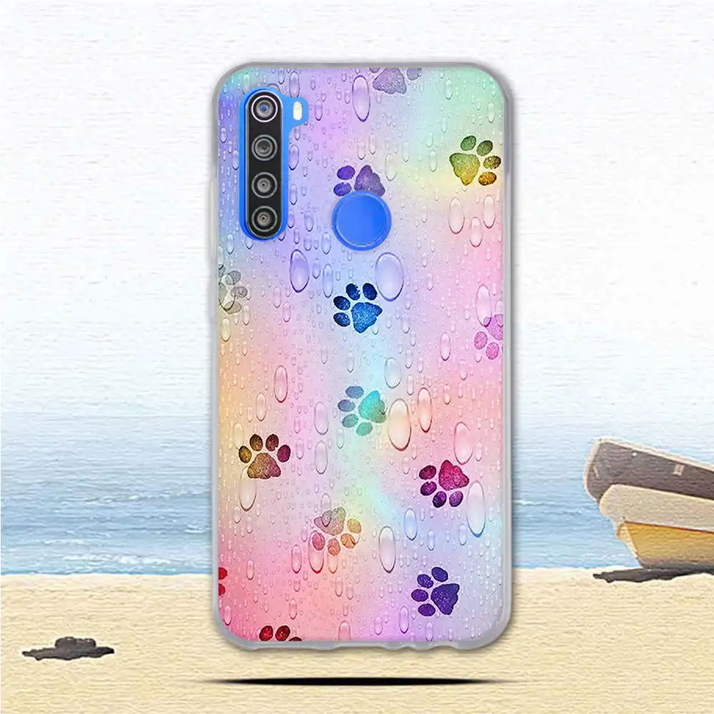 Чехол для Xiaomi Redmi Note 8 T задняя крышка с кошкой бамперы Xiomi Note8t чехлы телефонов из