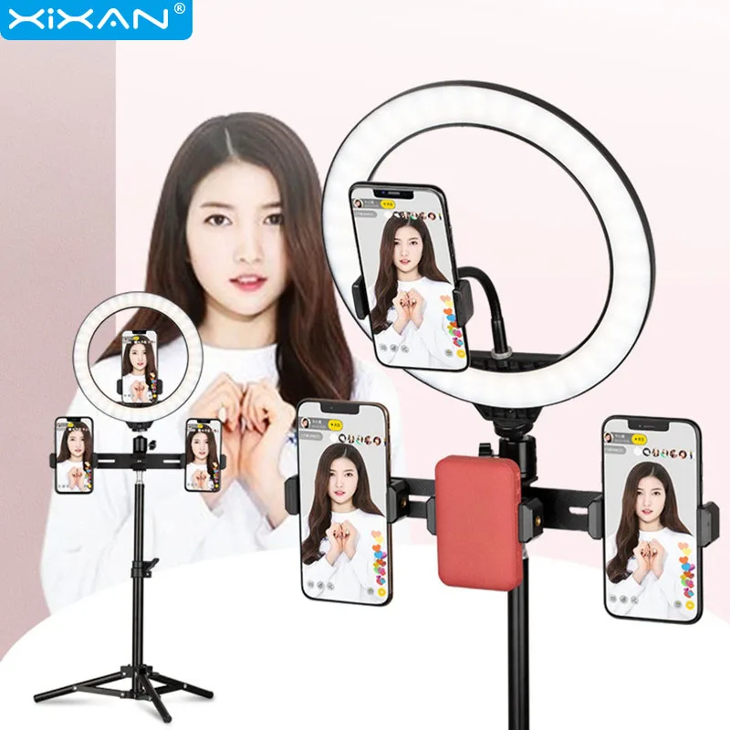 Светодиодный кольцевой светильник для селфи 16/26 см настольная лампа студии