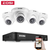 zosi 8ch 1080p tvi video surveillance system cctv kit with security cameras dvr camcorder for home