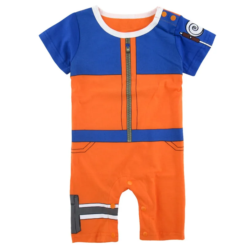Uzumaki Детский комбинезон с аниме Наруто; комбинезон для маленьких мальчиков; костюм Акацуки для костюмированной вечеринки; Забавный комбинезон для младенцев Uzumaki kakahi; милая одежда - Цвет: Uzumaki