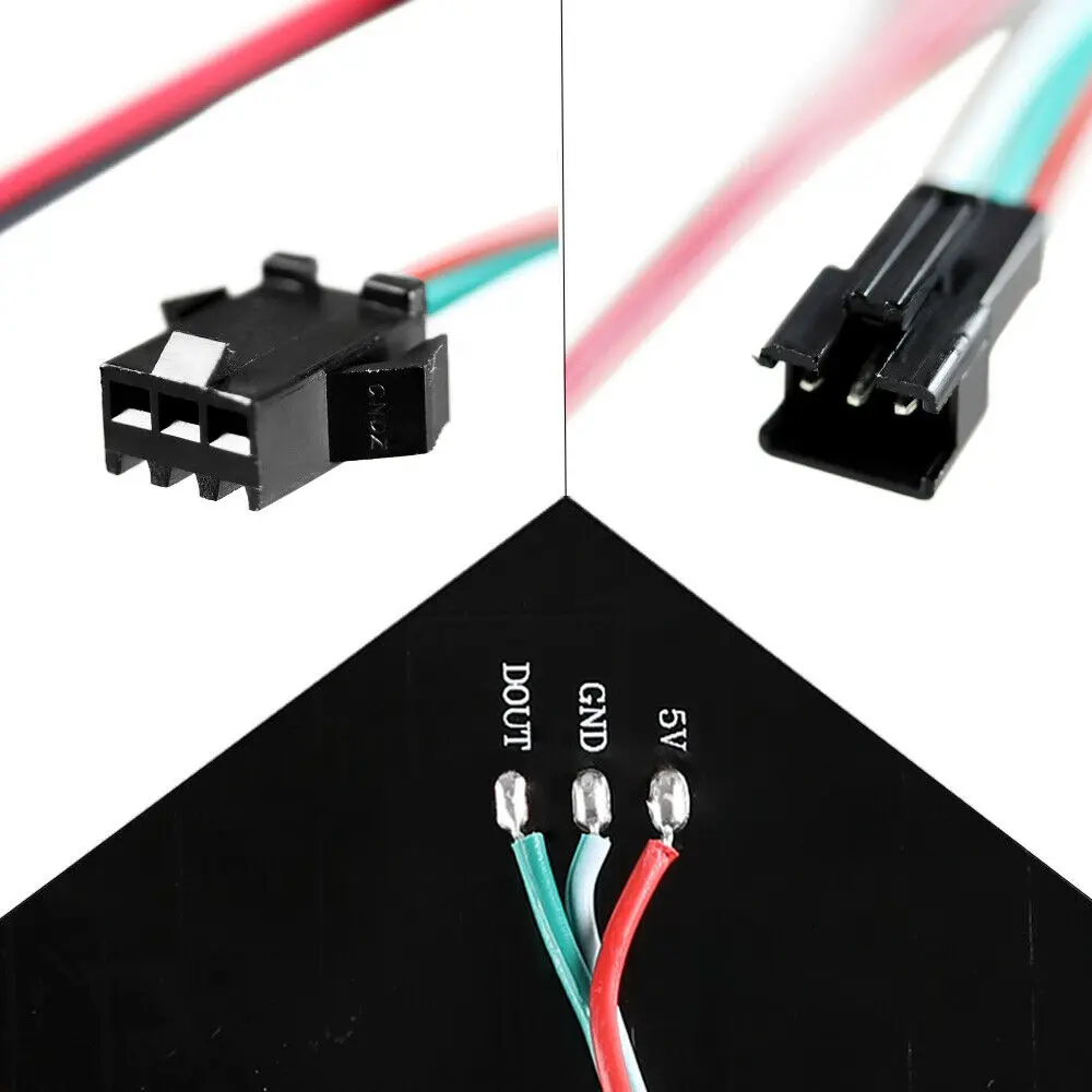 KAWATIK DC5V 8*8 16*16 8*32 пикселей WS2812B 2812 цифровой гибкий светодиодный программируемый